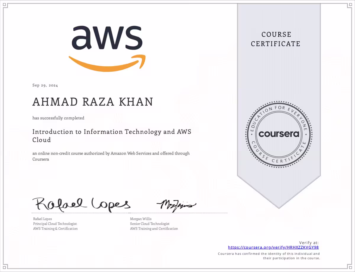 AWS Cloud Introduction